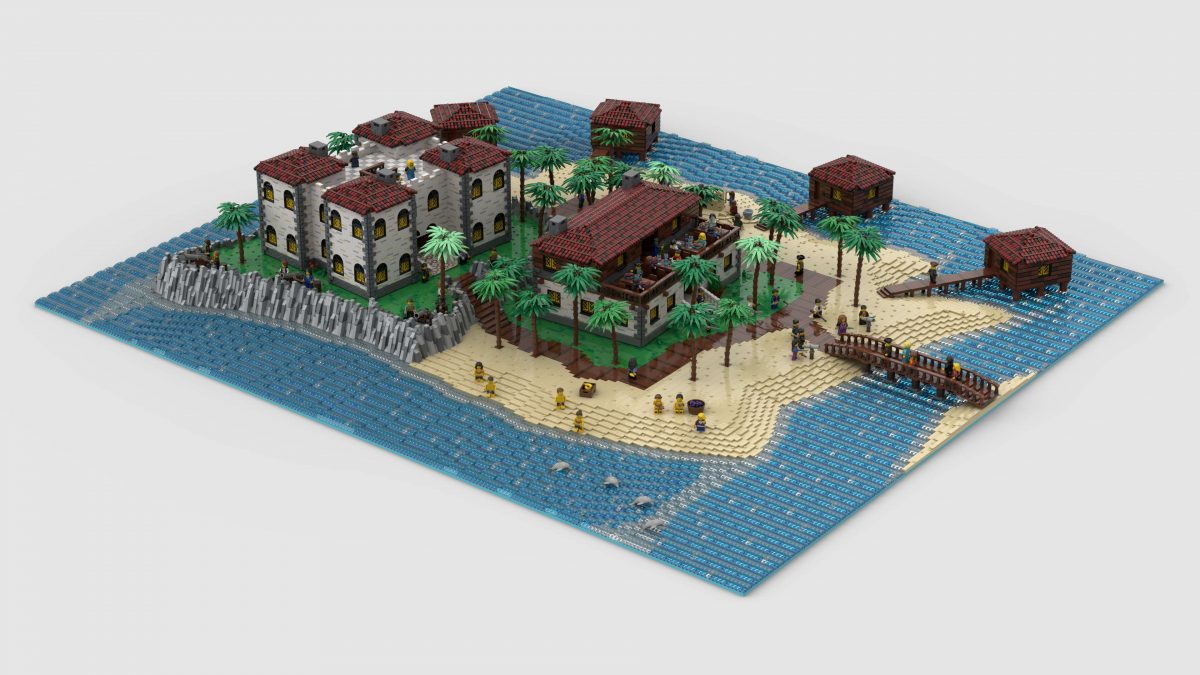 “Playa de Palma Resort” by NOD – MOCs – The Ultimate LEGO® Pirate Resource