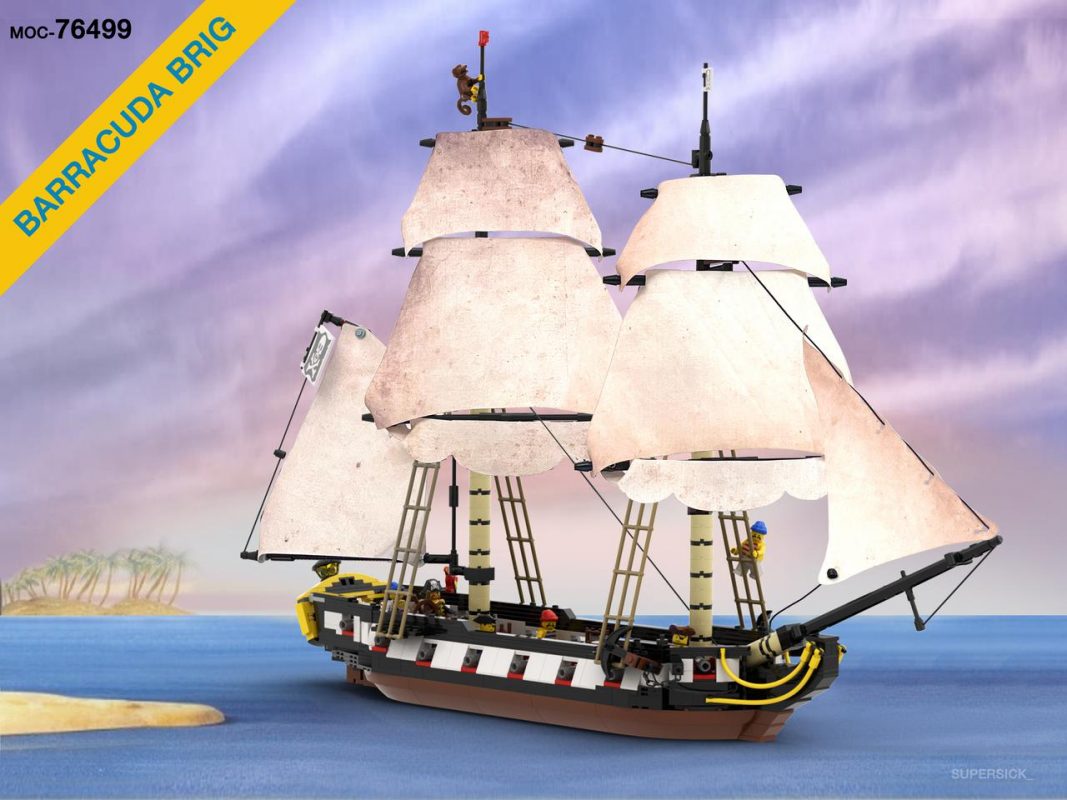 “Barracuda Brig” by Supersick_ – MOCs – The Ultimate LEGO® Pirate Resource