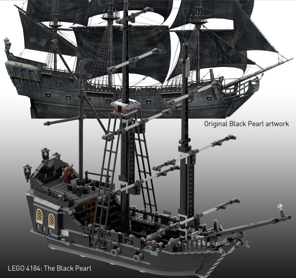 pirate ship black pearl deck