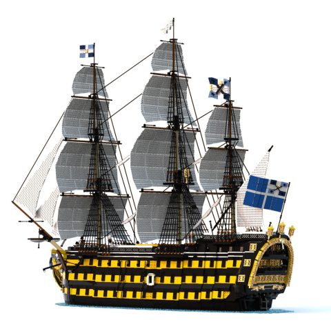 Broadside of the Royal Philip