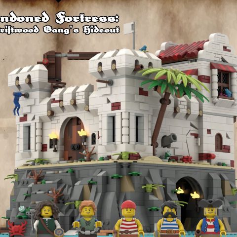 “Abandoned Fortress – The Driftwood Gang’s Hideout” by Moccer Mommy