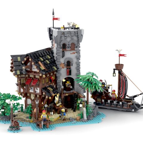 “The Crimson Outpost” by Brick Jester