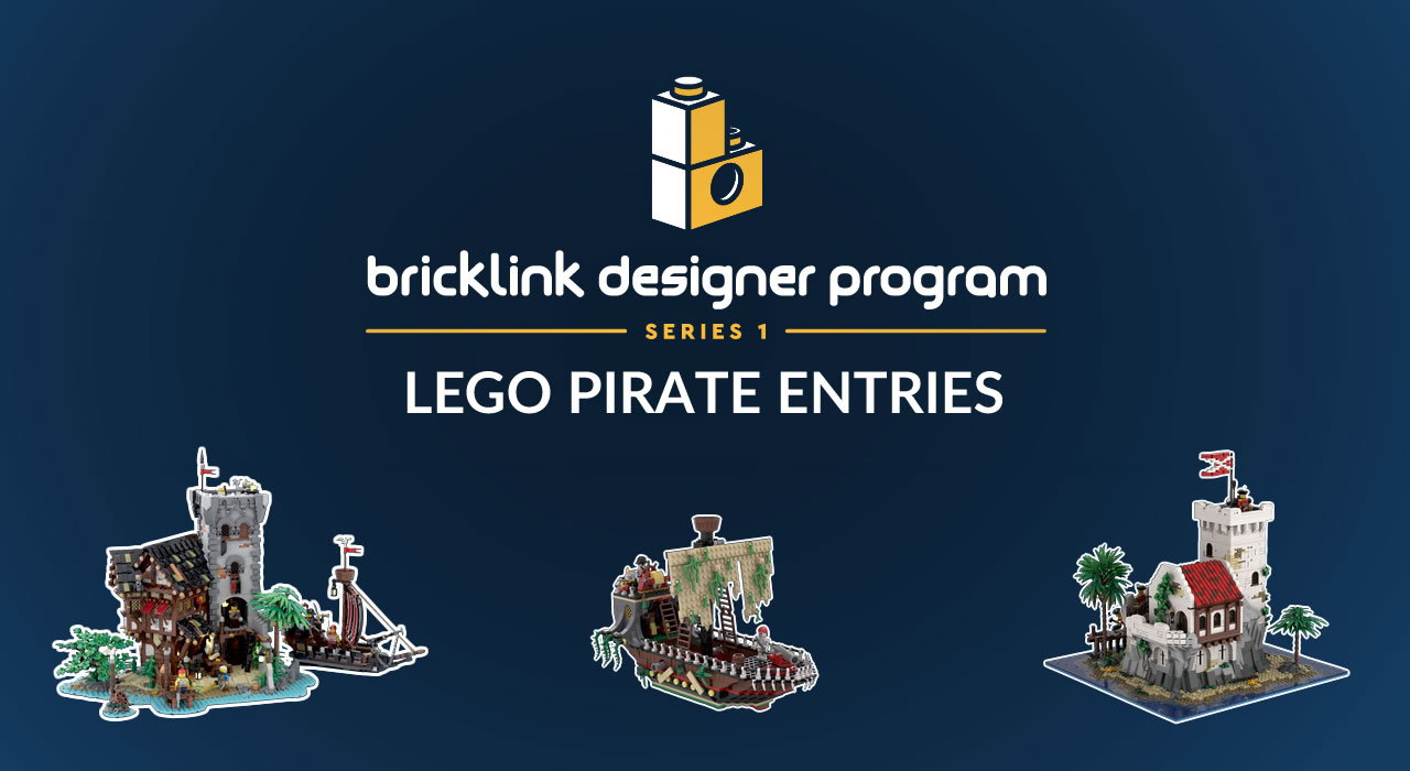 Pirate Submissions in the 2023 BrickLink Designer Program Series 1
