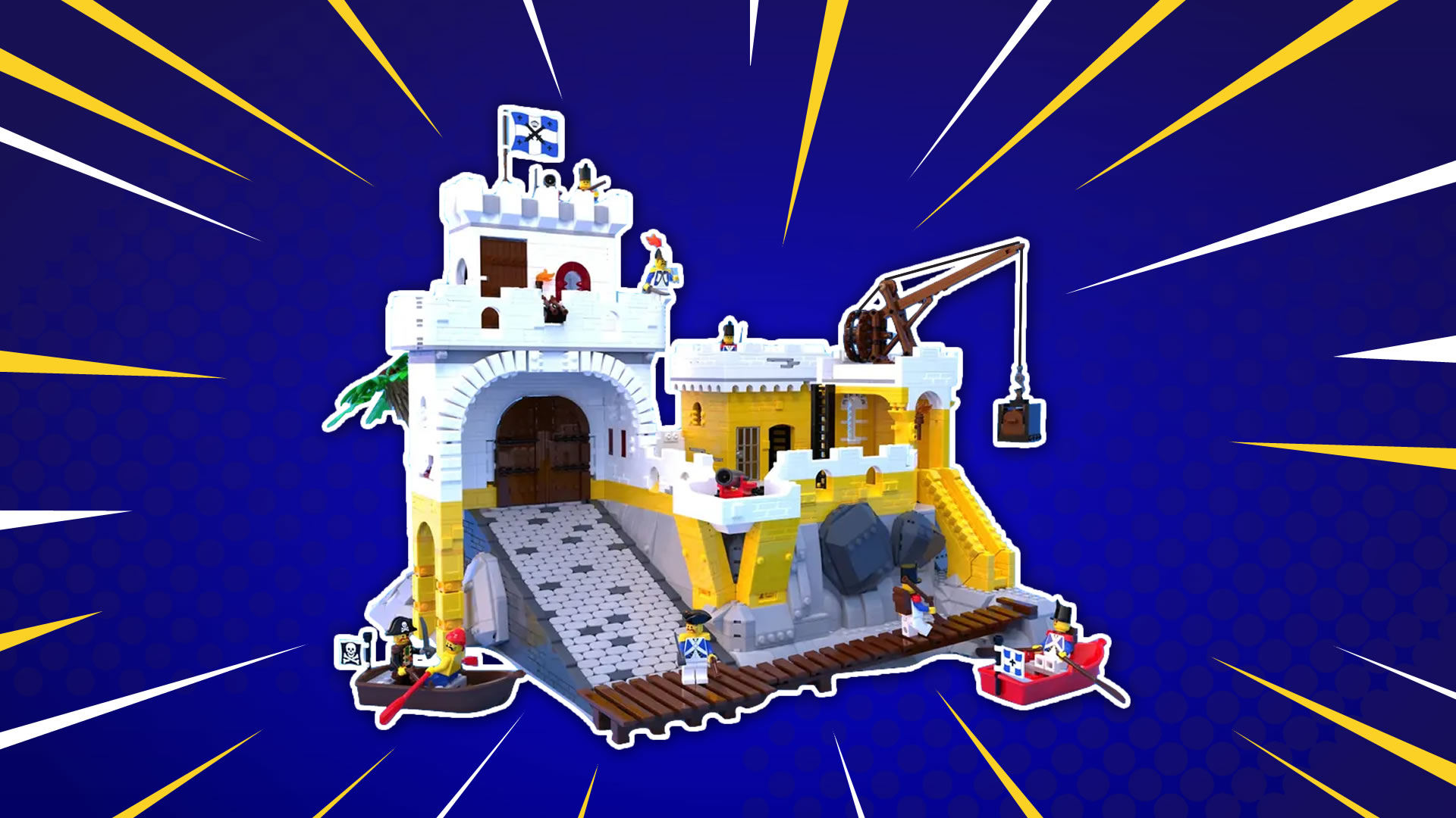 Pirate Theme Sets - LEGO 6270 Forbidden Island Vintage 1989 Pirates  Fortress Set