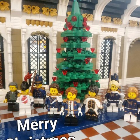 LEGO blue coat Solider Christmas by niridan_05