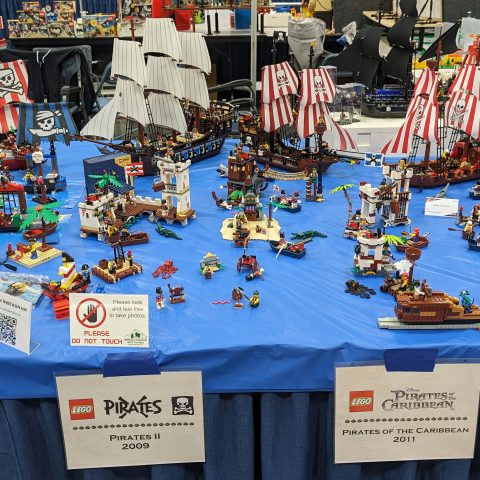 Different generations of LEGO Pirates at Bricks Cascade 2024 by PxChris