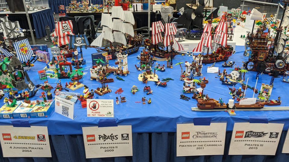 Different generations of LEGO Pirates at Bricks Cascade 2024 by PxChris