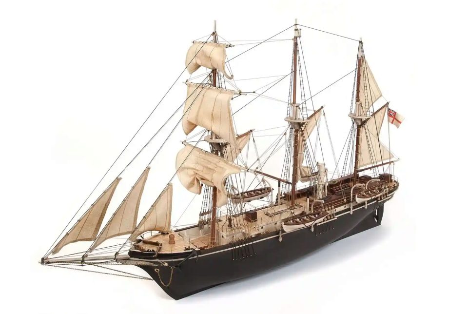 Wooden model of The Endurance