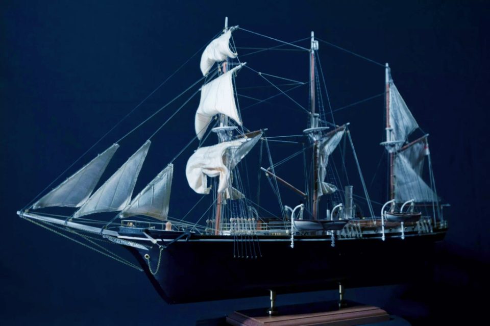 Wooden model of The Endurance