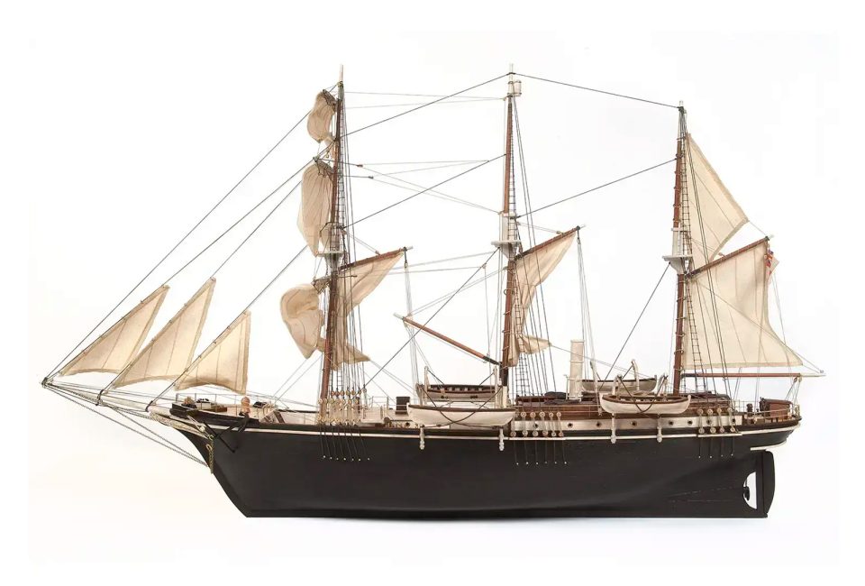 Wooden model of The Endurance Ship