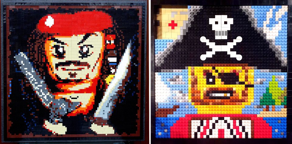 LEGO Pirate Moasics