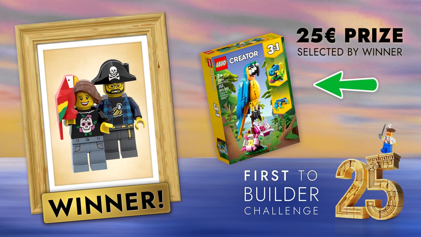 First to 25 Small Builder Challenge Winner
