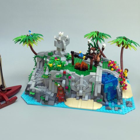 Physical Build of "Tapu Island" by Marooned Marin