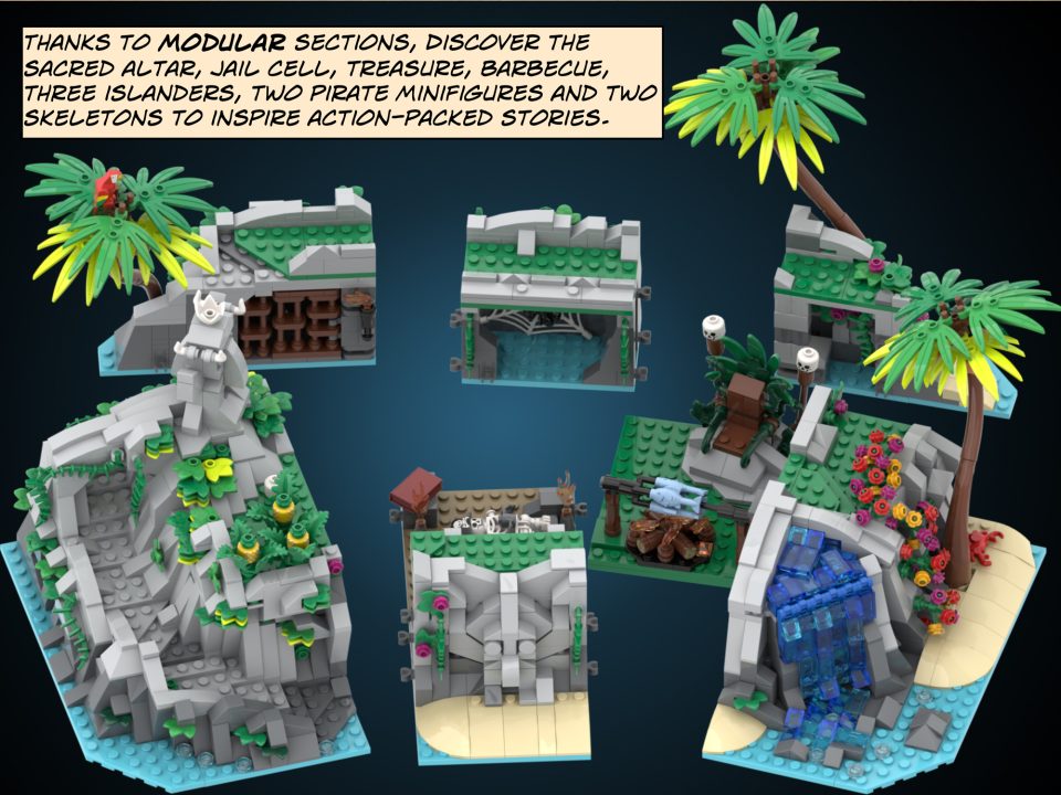 Modular sections of "Tapu Island"