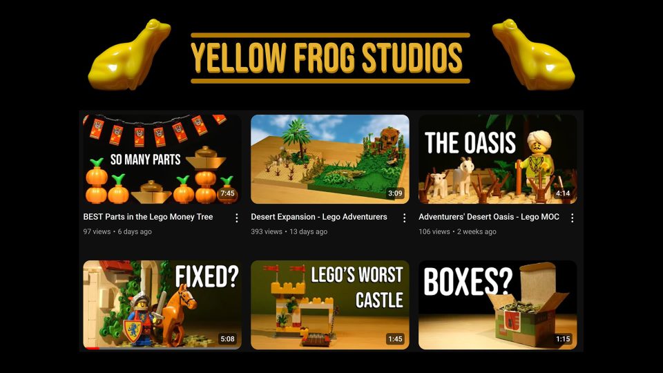 Yellow Frog Studios YouTube Channel