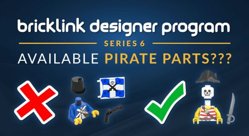 LEGO Pirate parts available in BrickLink Studio Series 6 palette