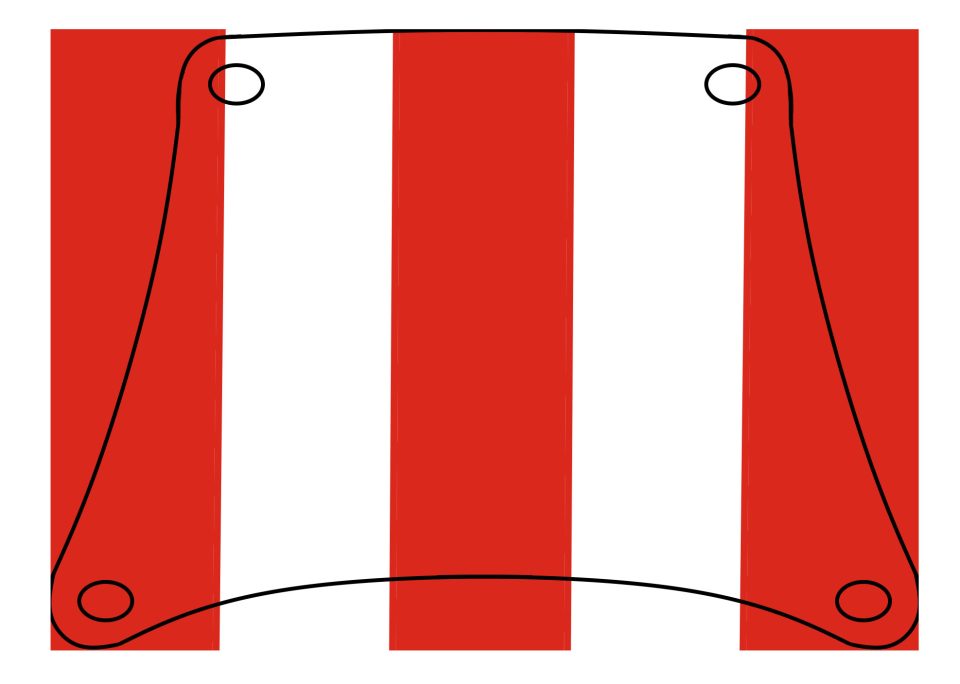 Sail template for Scalawag Sloop 