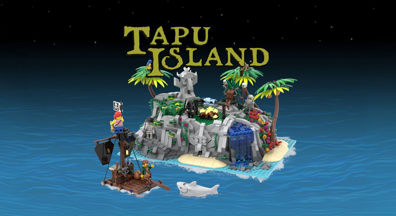 "Tapu Island" by Marooned Marin - BrickLink Designer Program version