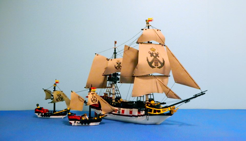 The Merchant fleet including Steve's Cutter