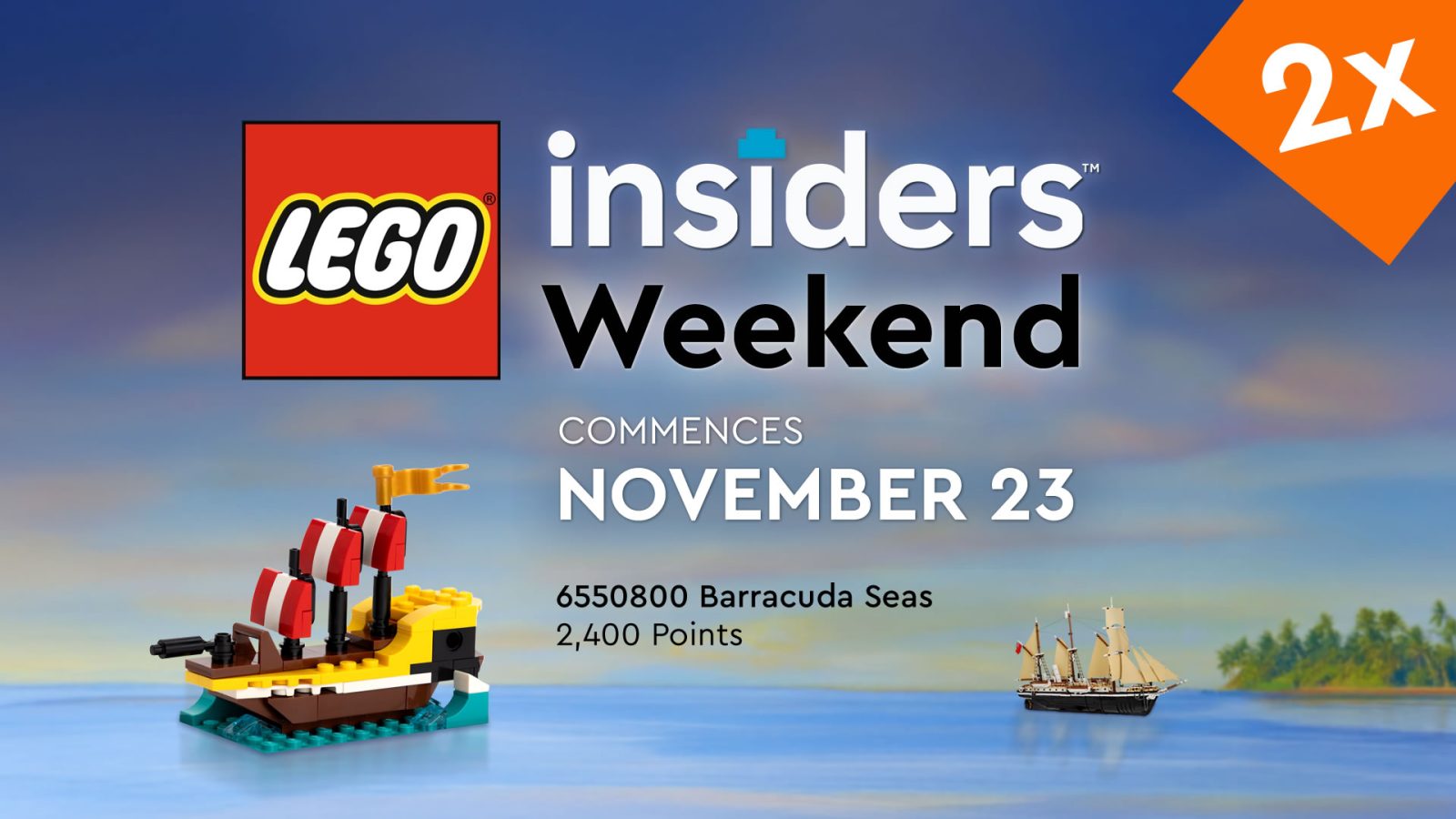 LEGO Insiders Weekend: November 24: Barracuda Seas