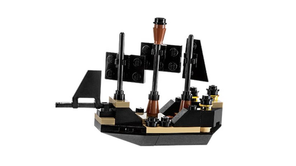 Microscale LEGO Ship 30130 Black Pearl