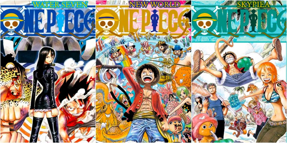 One Piece Manga Covers by Eiichiro Oda 