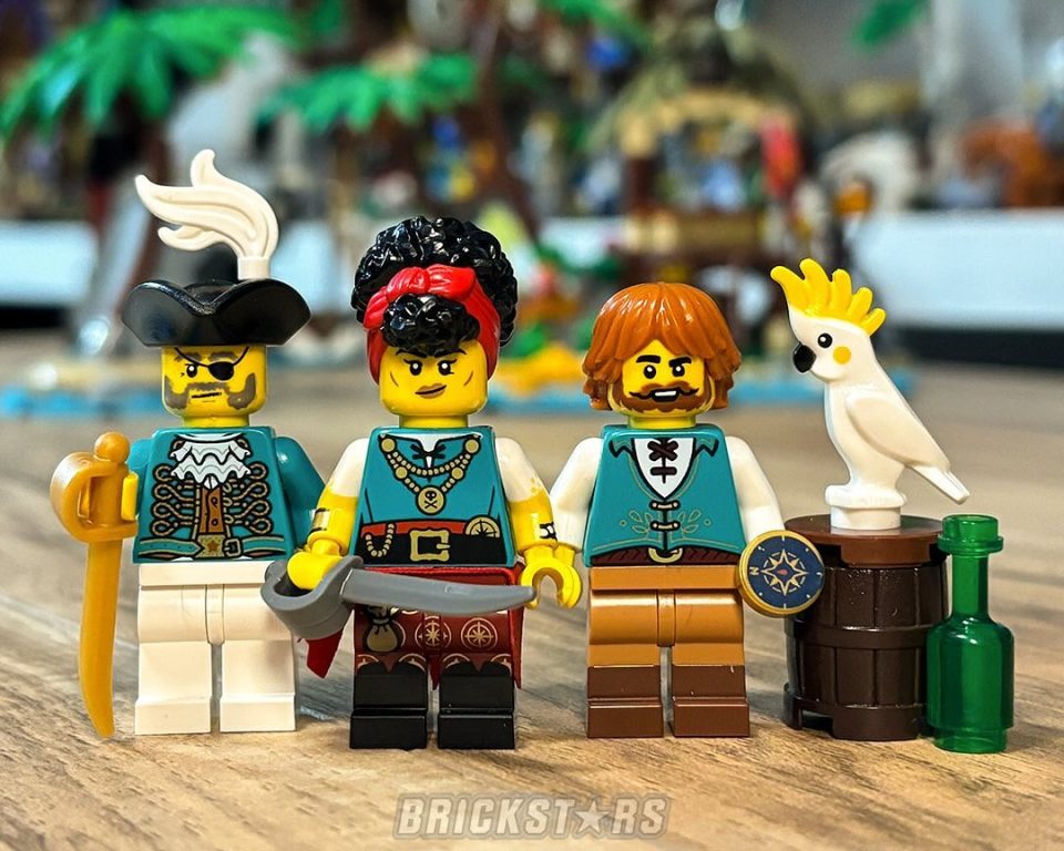 "Teal Pirate Gang" by brickstarsofficial 