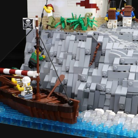 Steve's escape the Imperial Trading Post into a boat