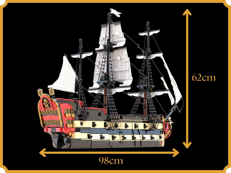 Dimensions of The Royal Flagship