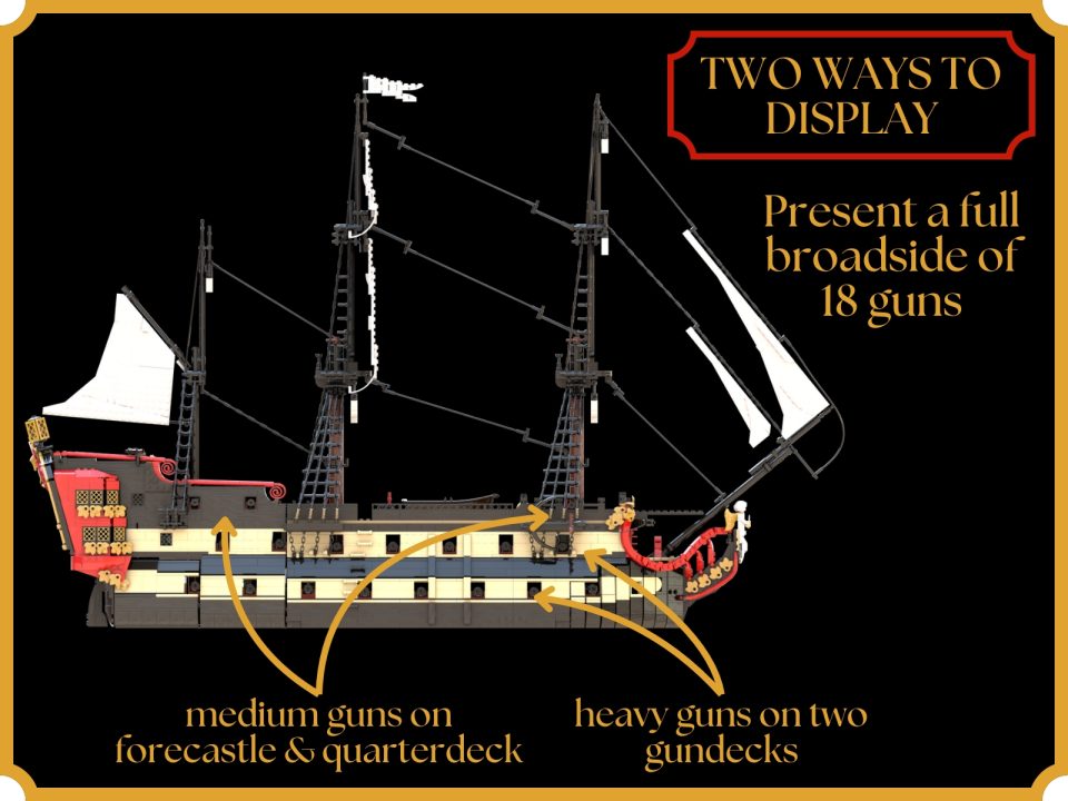 Broadside of The Royal Flagship