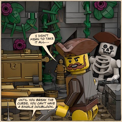 Tapu Island Comic: Steve and Skeleton